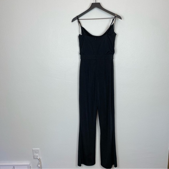 Jason Wu Palazzo Cowl Neck Chain Jumpsuit Medium - Picture 4 of 7